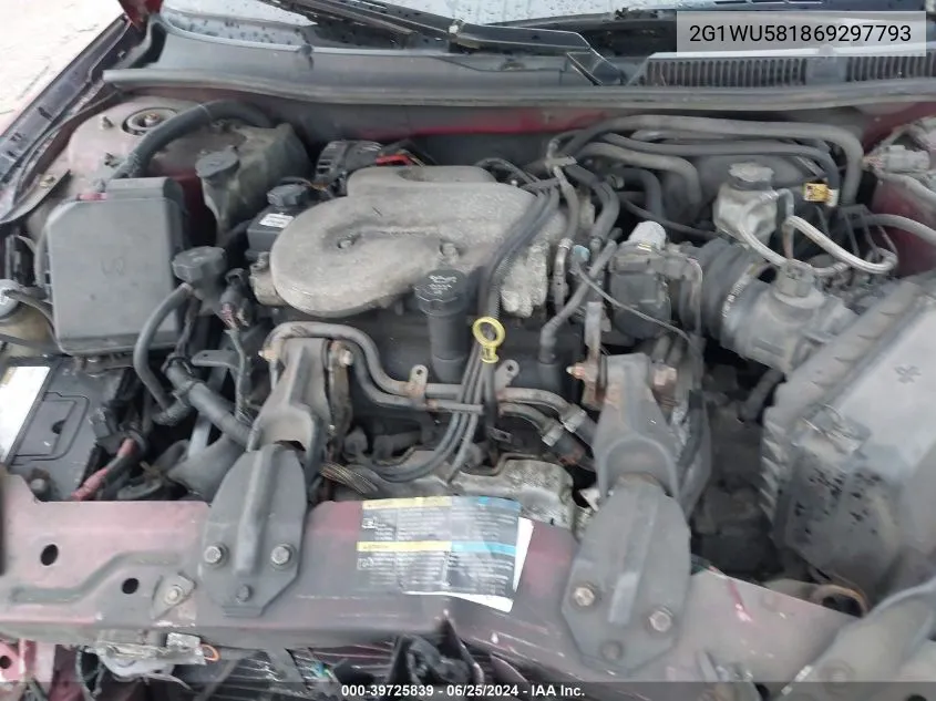 2G1WU581869297793 2006 Chevrolet Impala Ltz