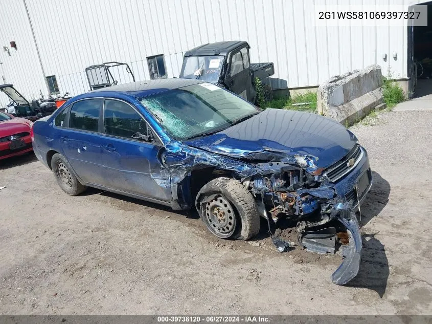 2006 Chevrolet Impala Police VIN: 2G1WS581069397327 Lot: 39738120