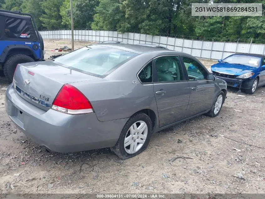 2006 Chevrolet Impala Lt VIN: 2G1WC581869284531 Lot: 39804131