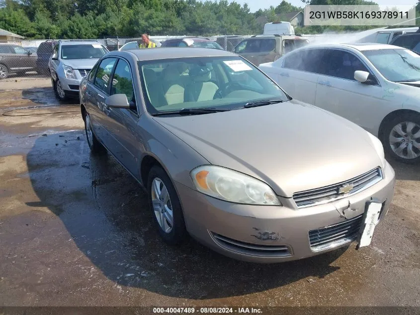 2006 Chevrolet Impala Ls VIN: 2G1WB58K169378911 Lot: 40047489