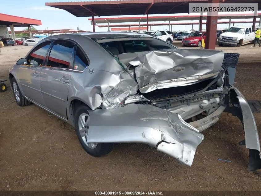 2006 Chevrolet Impala Ls VIN: 2G1WB55K169422779 Lot: 40081915