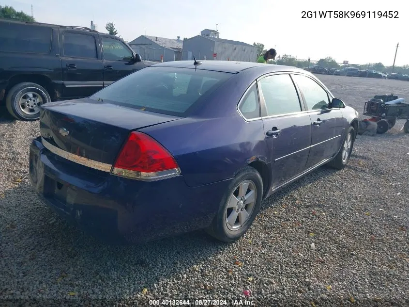 2006 Chevrolet Impala Lt VIN: 2G1WT58K969119452 Lot: 40132644