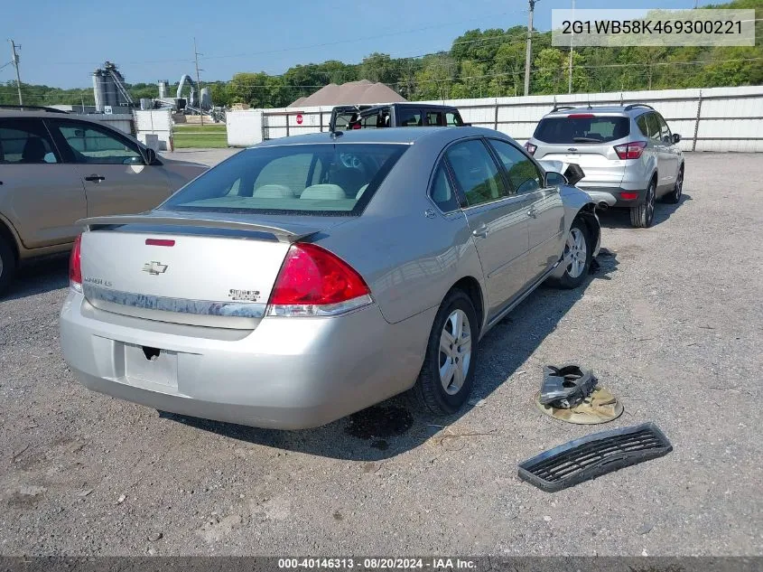 2G1WB58K469300221 2006 Chevrolet Impala Ls