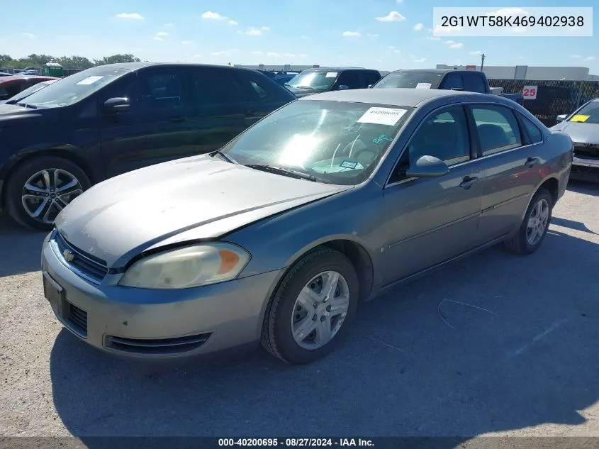 2006 Chevrolet Impala Lt VIN: 2G1WT58K469402938 Lot: 40200695