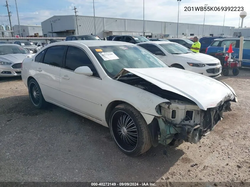 2006 Chevrolet Impala Ls VIN: 2G1WB55K069392223 Lot: 40272149