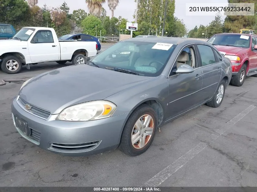 2G1WB55K769233442 2006 Chevrolet Impala Ls