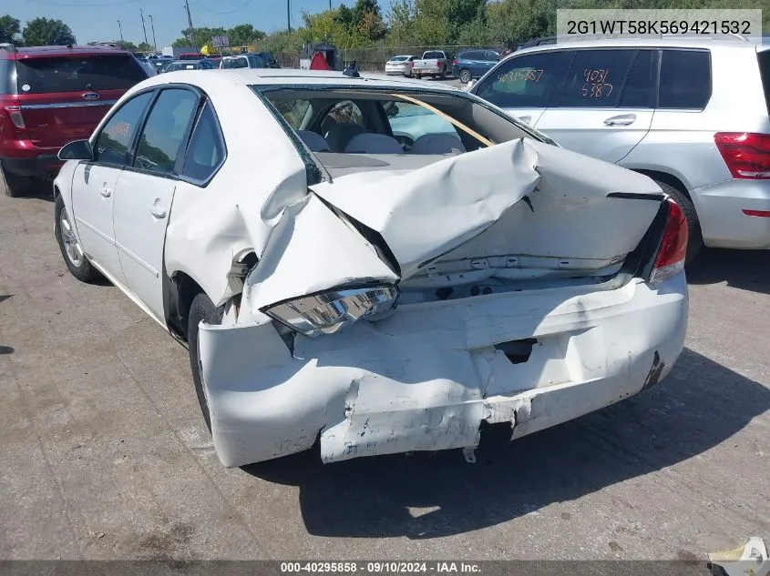 2006 Chevrolet Impala Lt VIN: 2G1WT58K569421532 Lot: 40295858