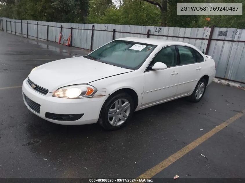 2006 Chevrolet Impala Lt VIN: 2G1WC581969240487 Lot: 40306520