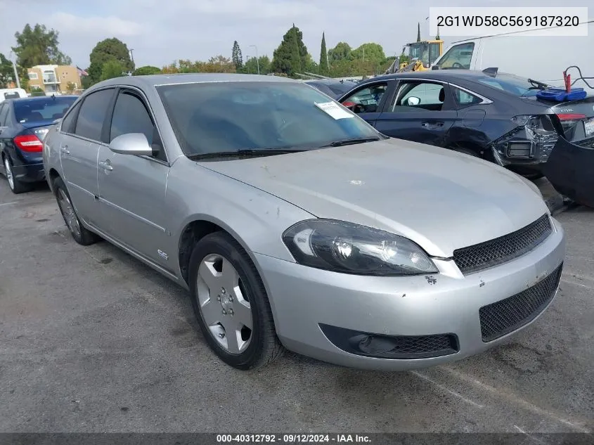 2G1WD58C569187320 2006 Chevrolet Impala Super Sport