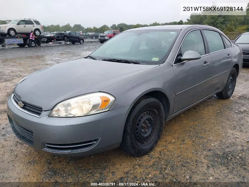 2006 Chevrolet Impala Lt VIN: 2G1WT58KX69128144 Lot: 40335791