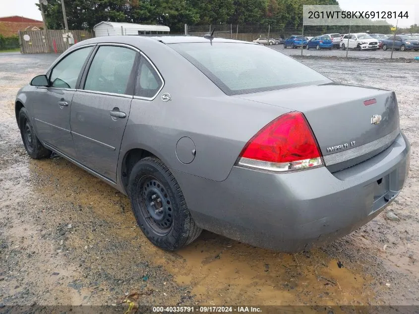 2006 Chevrolet Impala Lt VIN: 2G1WT58KX69128144 Lot: 40335791