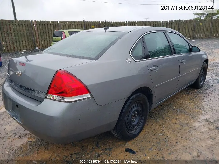 2006 Chevrolet Impala Lt VIN: 2G1WT58KX69128144 Lot: 40335791