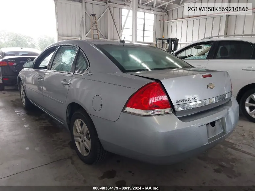 2G1WB58K569210866 2006 Chevrolet Impala Ls