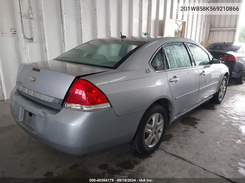 2006 Chevrolet Impala Ls VIN: 2G1WB58K569210866 Lot: 40354179