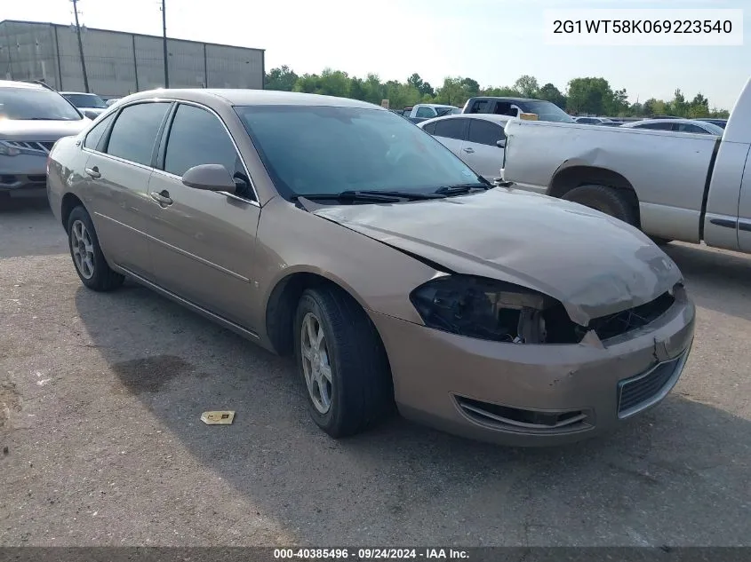 2006 Chevrolet Impala Lt VIN: 2G1WT58K069223540 Lot: 40385496