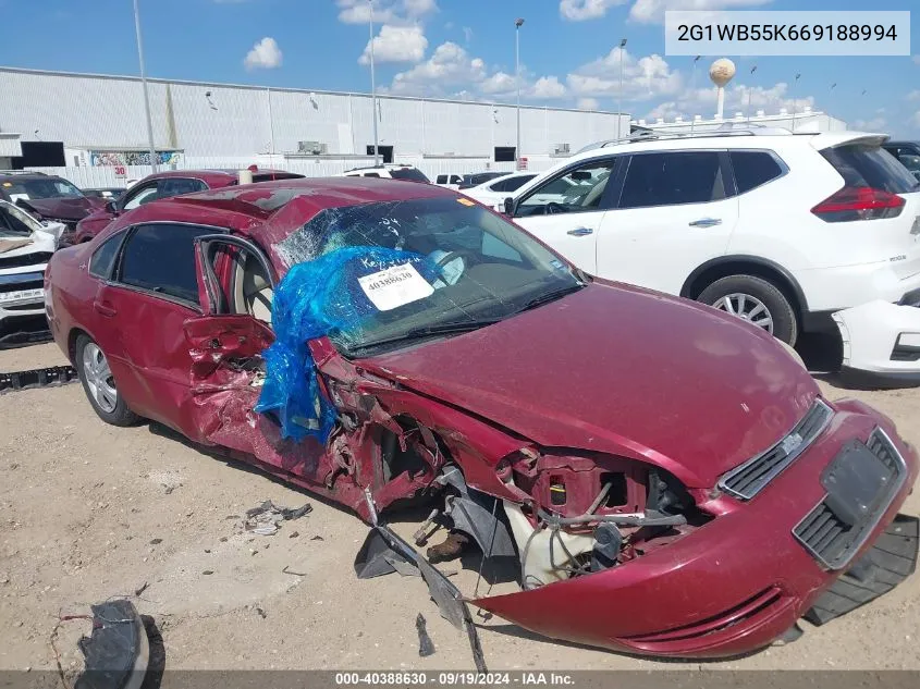 2G1WB55K669188994 2006 Chevrolet Impala Ls