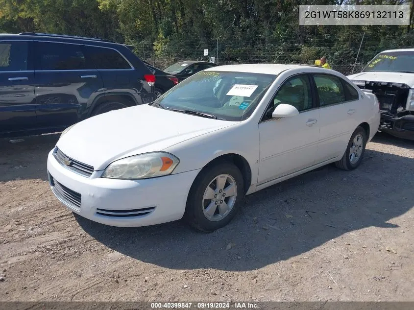 2006 Chevrolet Impala Lt VIN: 2G1WT58K869132113 Lot: 40399847