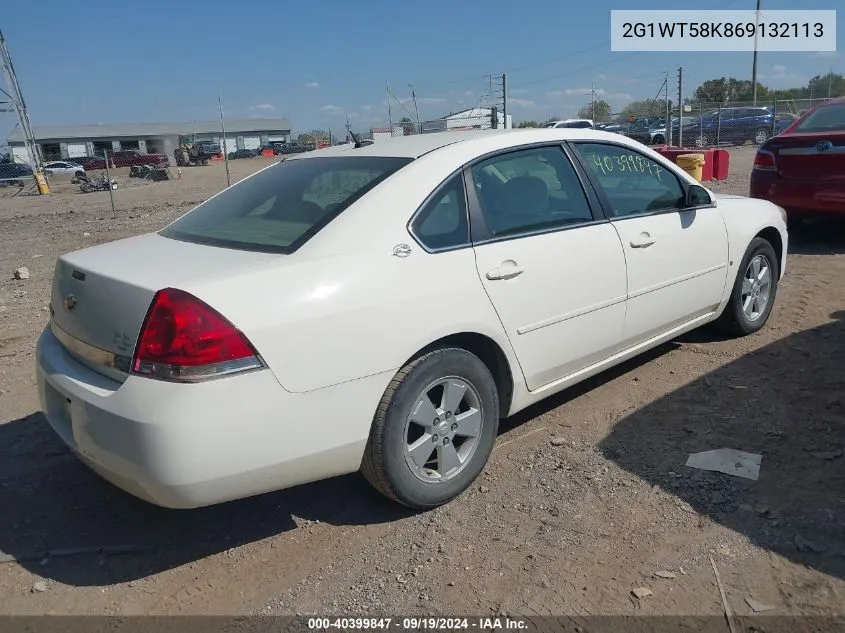 2G1WT58K869132113 2006 Chevrolet Impala Lt