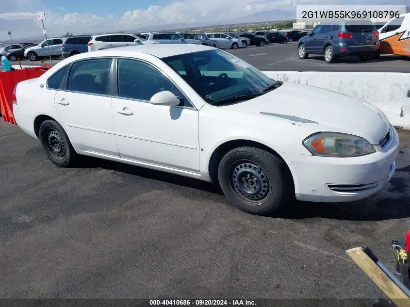 2006 Chevrolet Impala Ls VIN: 2G1WB55K969108796 Lot: 40410686