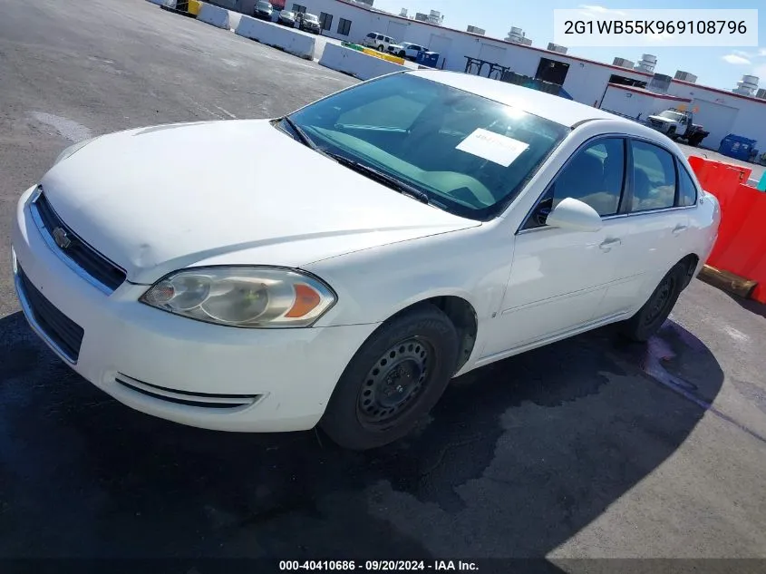 2006 Chevrolet Impala Ls VIN: 2G1WB55K969108796 Lot: 40410686