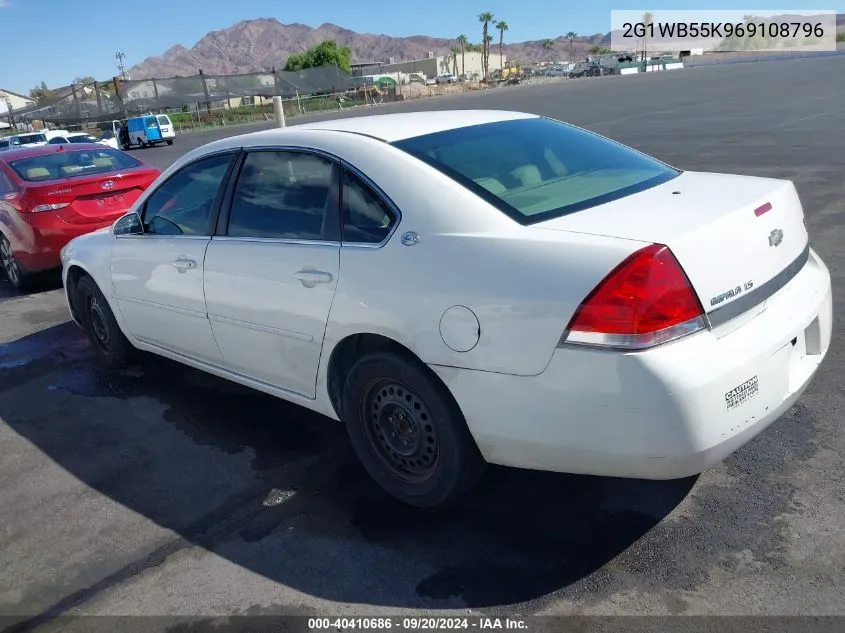 2006 Chevrolet Impala Ls VIN: 2G1WB55K969108796 Lot: 40410686