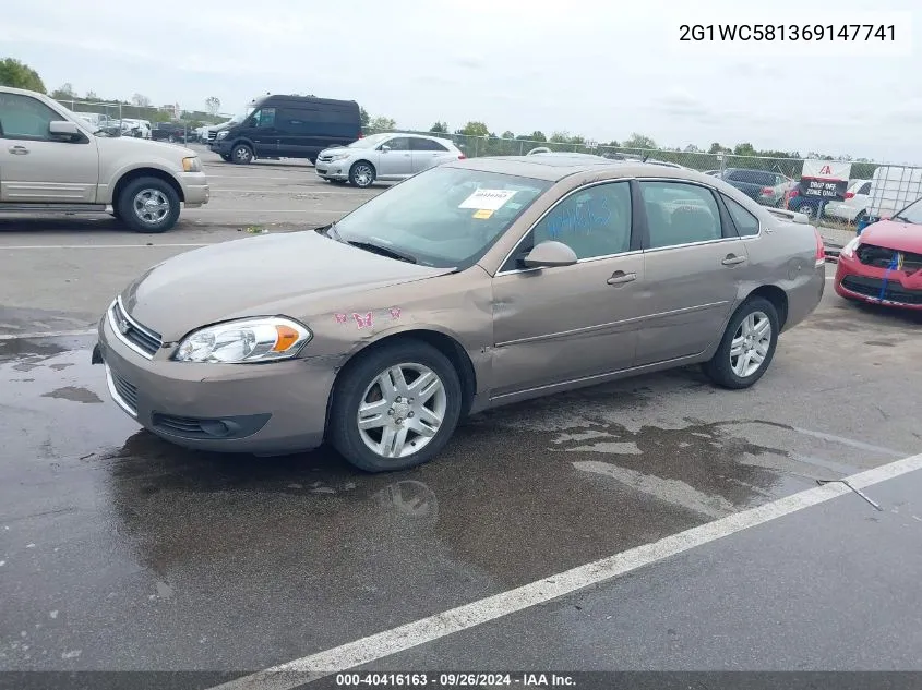 2006 Chevrolet Impala Lt VIN: 2G1WC581369147741 Lot: 40416163