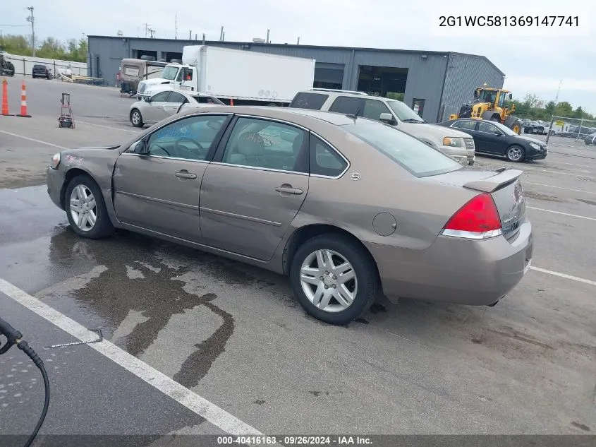 2006 Chevrolet Impala Lt VIN: 2G1WC581369147741 Lot: 40416163