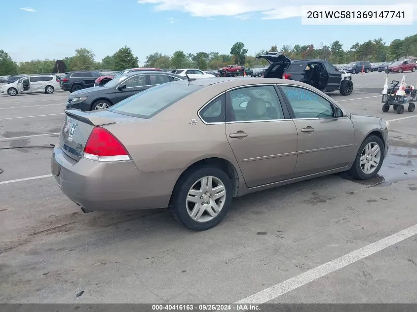 2006 Chevrolet Impala Lt VIN: 2G1WC581369147741 Lot: 40416163