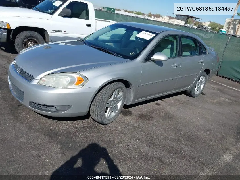 2006 Chevrolet Impala Lt VIN: 2G1WC581869134497 Lot: 40417551