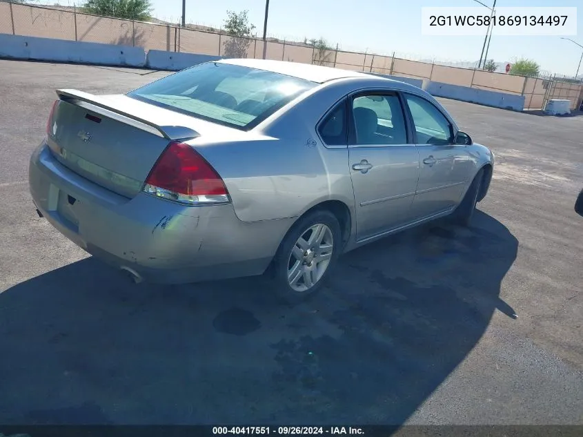 2006 Chevrolet Impala Lt VIN: 2G1WC581869134497 Lot: 40417551