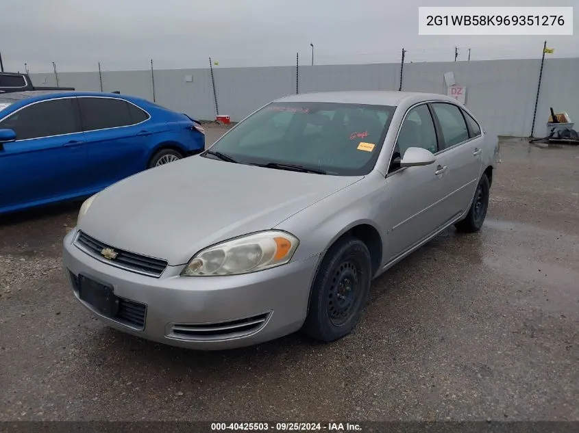 2006 Chevrolet Impala Ls VIN: 2G1WB58K969351276 Lot: 40425503