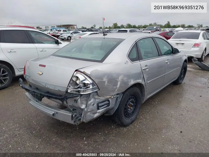 2006 Chevrolet Impala Ls VIN: 2G1WB58K969351276 Lot: 40425503