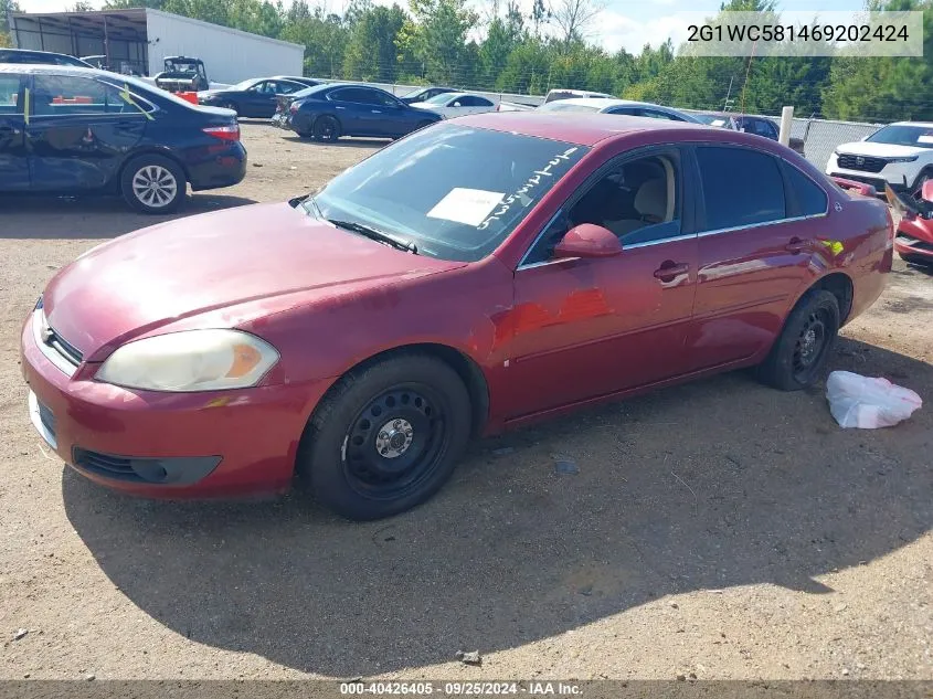 2G1WC581469202424 2006 Chevrolet Impala Lt