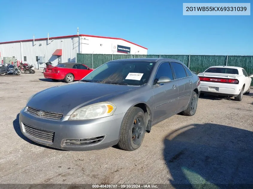 2G1WB55KX69331039 2006 Chevrolet Impala Ls