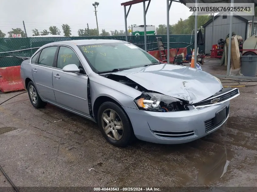 2006 Chevrolet Impala Ls VIN: 2G1WB58K769255243 Lot: 40443543