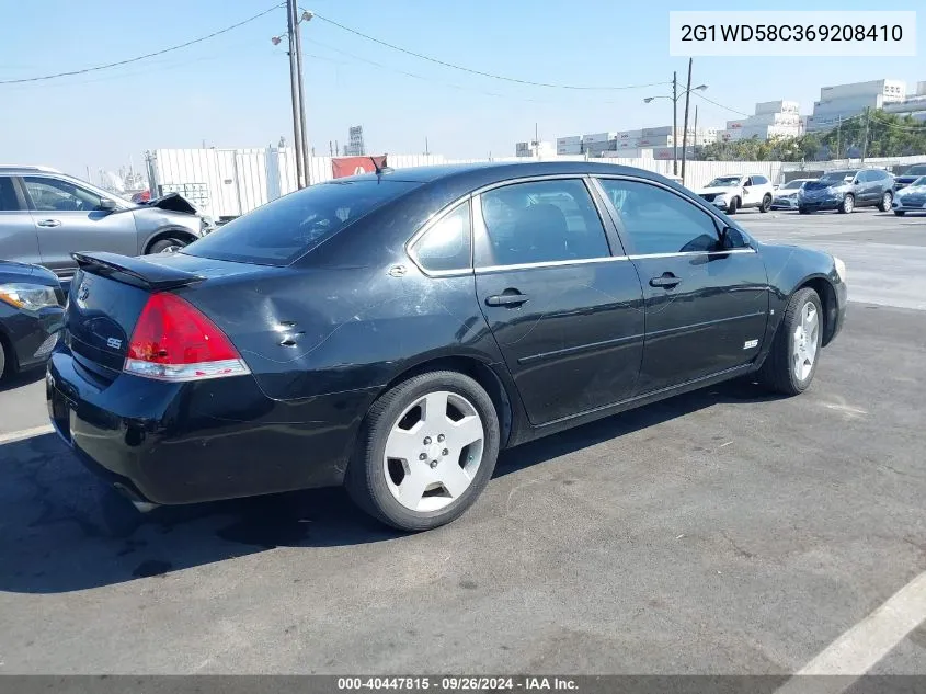 2006 Chevrolet Impala Ss VIN: 2G1WD58C369208410 Lot: 40447815