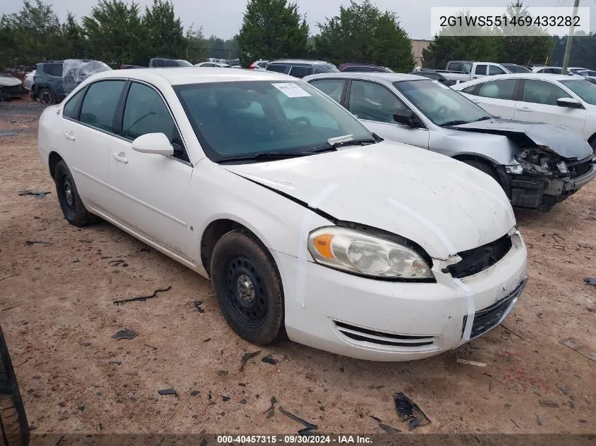 2G1WS551469433282 2006 Chevrolet Impala Police