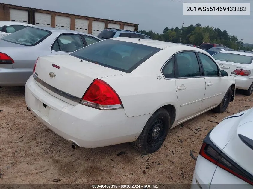 2G1WS551469433282 2006 Chevrolet Impala Police