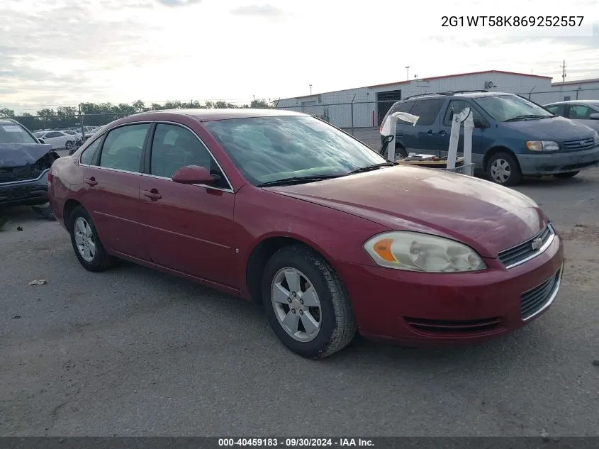 2006 Chevrolet Impala Lt VIN: 2G1WT58K869252557 Lot: 40459183