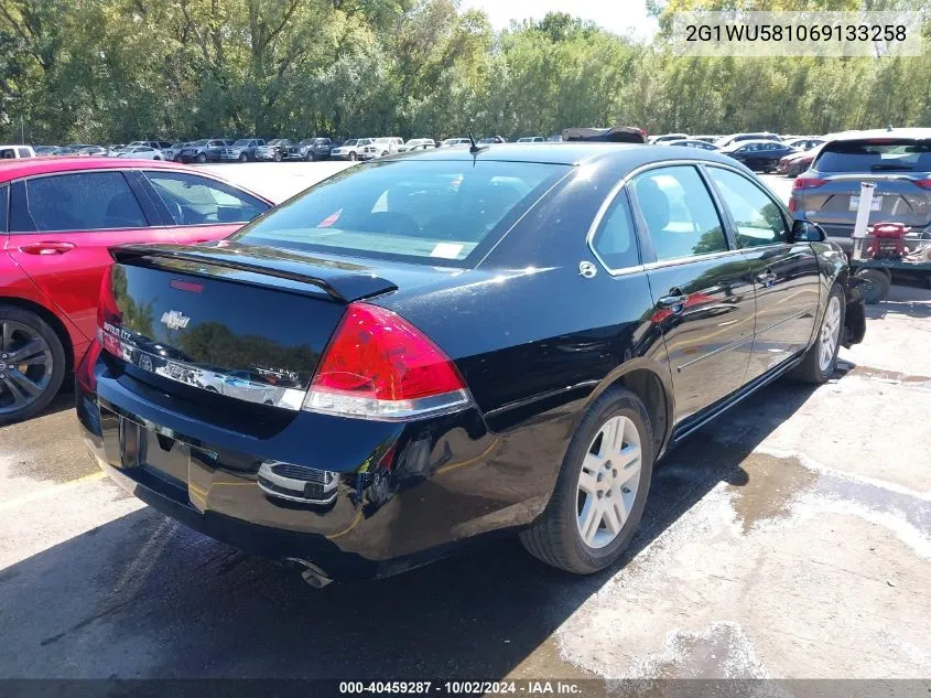 2G1WU581069133258 2006 Chevrolet Impala Ltz