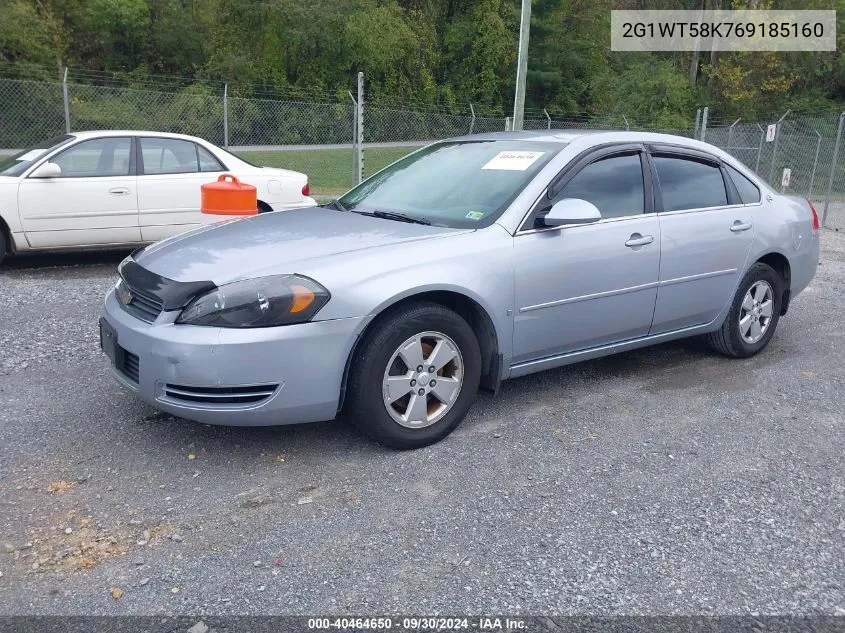 2006 Chevrolet Impala Lt VIN: 2G1WT58K769185160 Lot: 40464650