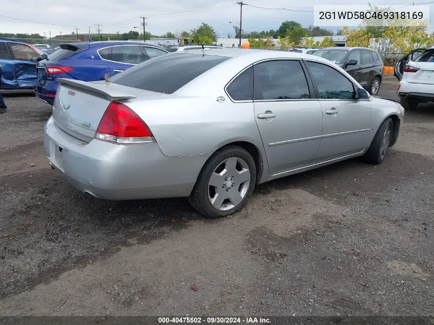 2006 Chevrolet Impala Ss VIN: 2G1WD58C469318169 Lot: 40475502