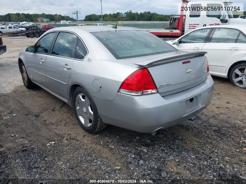 2G1WD58C569110754 2006 Chevrolet Impala Ss