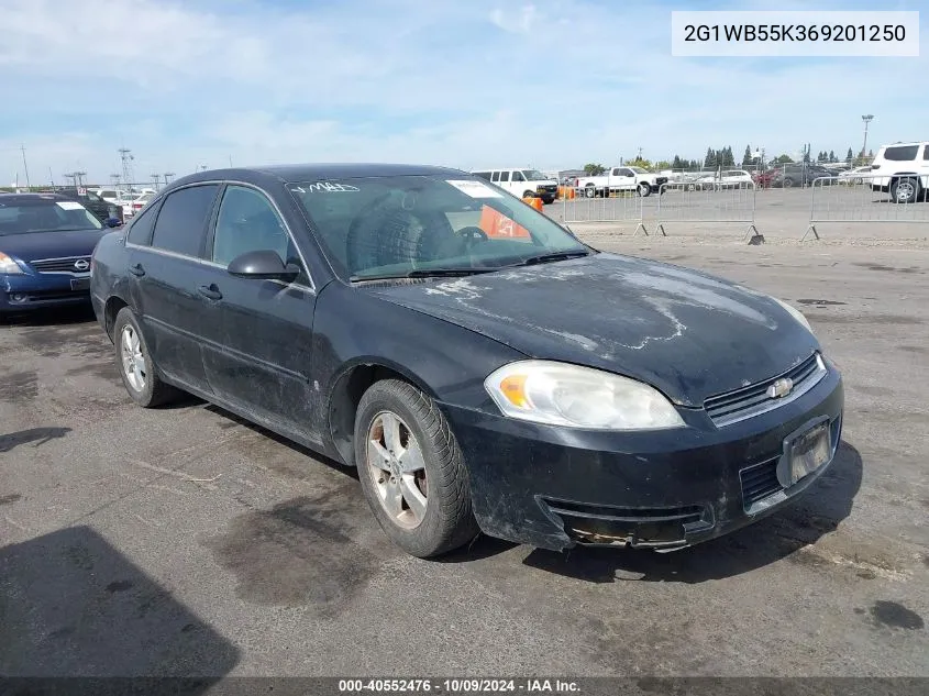 2G1WB55K369201250 2006 Chevrolet Impala Ls