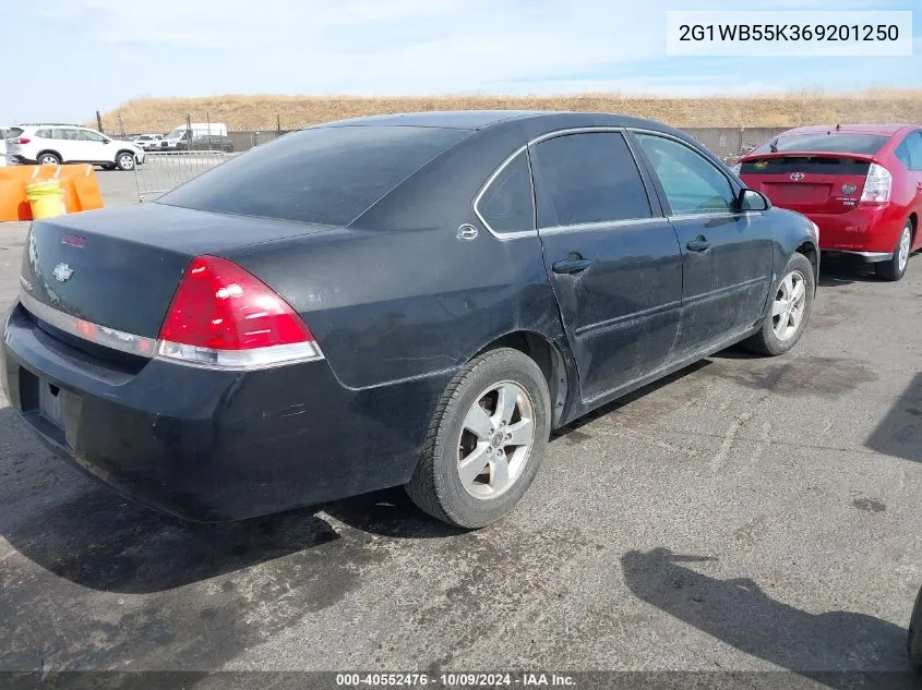 2G1WB55K369201250 2006 Chevrolet Impala Ls