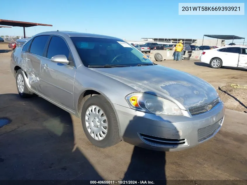 2006 Chevrolet Impala Lt VIN: 2G1WT58K669393921 Lot: 40655011