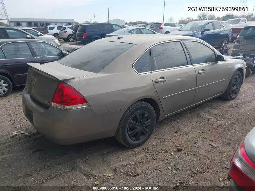 2006 Chevrolet Impala Ls VIN: 2G1WB58K769399861 Lot: 40655016