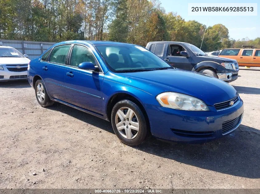 2G1WB58K669285513 2006 Chevrolet Impala Ls