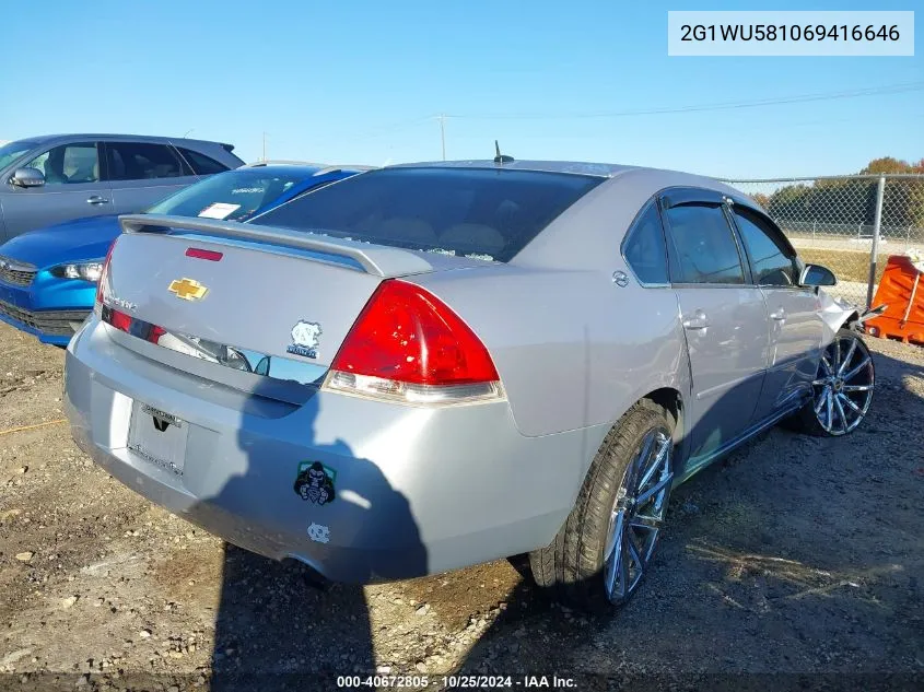 2G1WU581069416646 2006 Chevrolet Impala Ltz