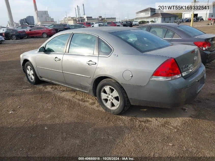 2G1WT55K169332541 2006 Chevrolet Impala Lt